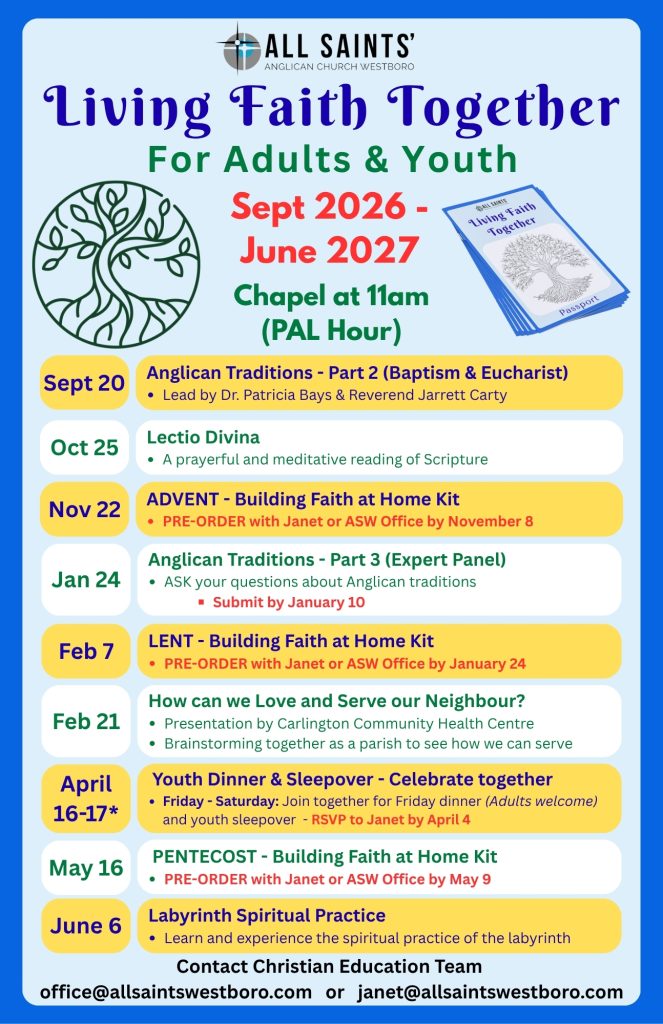Living Faith Together 2026-2027